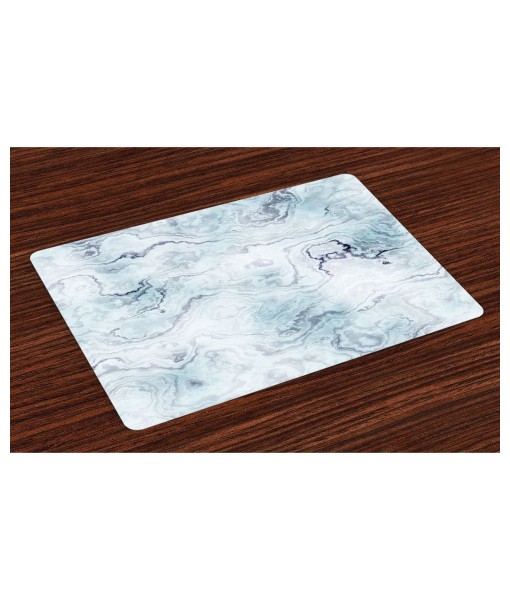 Elegant Marble Placemats - Set of 4