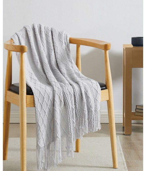 Woven Texture Solid Cool Throw  60