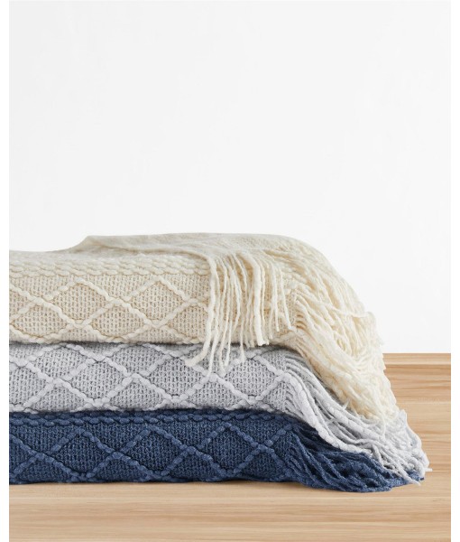 Woven Texture Solid Cool Throw  60