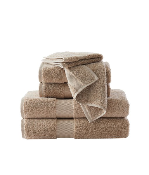 Solid Turkish Cotton Towel Set  6 Piece