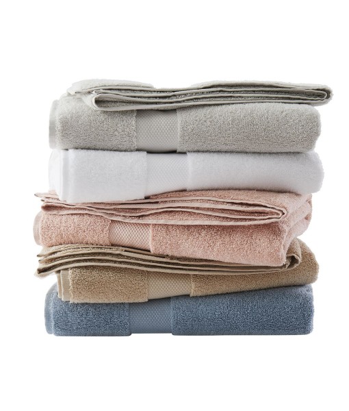 Solid Turkish Cotton Towel Set  6 Piece