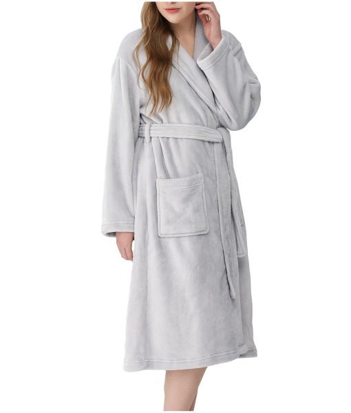 Women's Shawl Collar Belted Robe