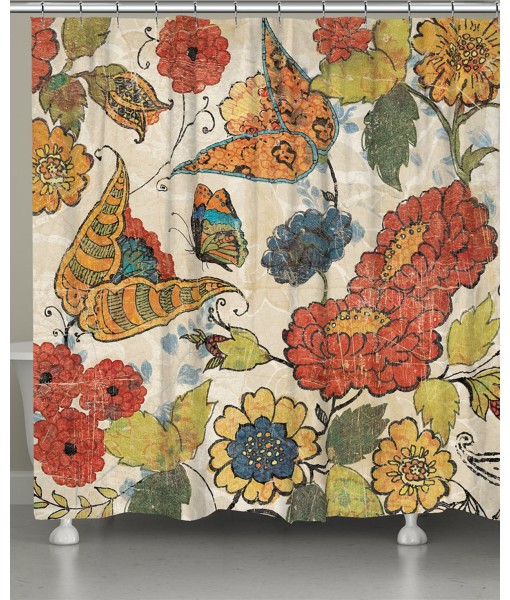 Heirloom Floral Shower Curtain