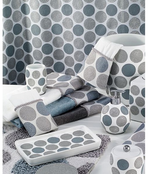 Dotted Circle Bath Accessories Collection